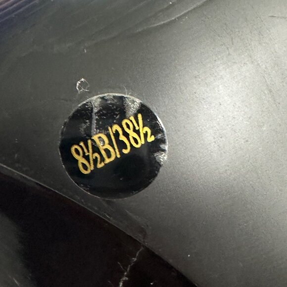 BCBG Paris Black Patent Leather High Heel Pumps size 8.5 4” heels stiletto - Picture 3 of 15